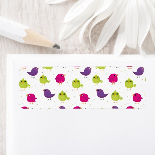 可愛いカラフル ラベル (インサイチュ)