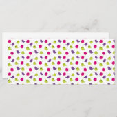 可愛いカラフル 案内状 (正面/裏面)