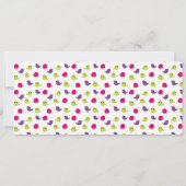 可愛いカラフル 案内状 (正面)