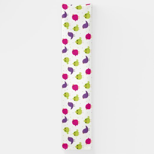 可愛いカラフル 横断幕 (縦)