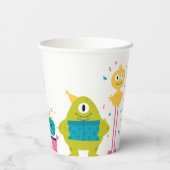 可愛いカラフル 紙コップ (裏面)