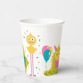可愛いカラフル 紙コップ