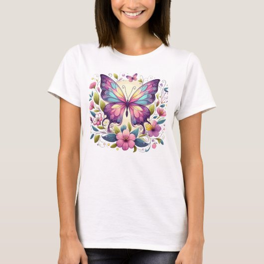 可愛いカラフル Tシャツ (正面)