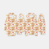 可愛いカントリーリスのタイル張りパーティー フェイバーボックス (折り畳みなし)