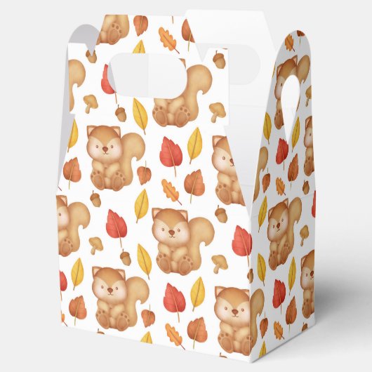 可愛いカントリーリスのタイル張りパーティー フェイバーボックス (オープン)