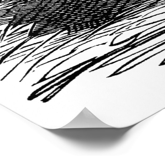 可愛いカントリーヴィンテージのポスター ポスター (角)