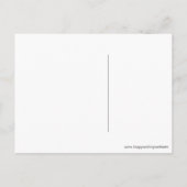 可愛いカートカロ葉書ホッピーバレンタインデー シーズンポストカード (裏面)