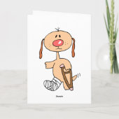 可愛いカードがもうすぐ元気になる カード (裏面)