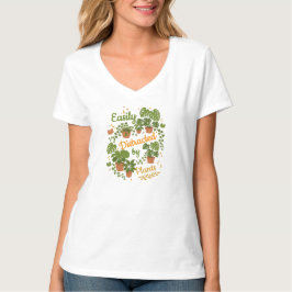 可愛いガーデニング 植物に夢中な自然派 Tシャツ
