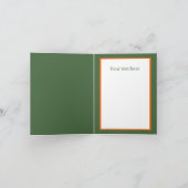 可愛いガーデンパーティー歓迎秋カスタマイズ カード (内部)