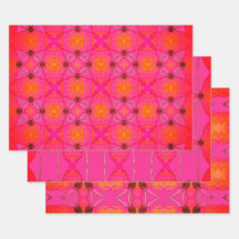 可愛いガーリーオレンジとピンク