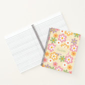 可愛いガーリーデイジー ノートブック (内部)