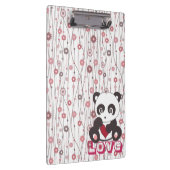 可愛いガーリートレンディーヴィンテージ花柄 クリップボード (右)