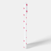 可愛いガーリーモノグパーソナライズされたラムピンクハートケース Case-Mate iPhoneケース (裏面 / 右)