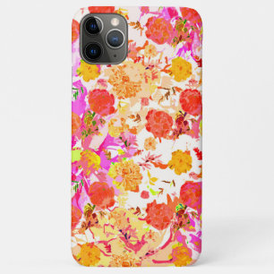 可愛いガーリー花柄 iPhone 11 PRO MAXケース