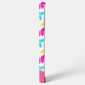 可愛いガーリー虹鮮やか蝶のパターン名 SAMSUNG GALAXYケース (左側面)