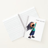 可愛いガールミュージック ノートブック (内部)