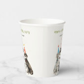 可愛いキッズウォーターカラーポーティドッグ誕生日パーティー 紙コップ (右)