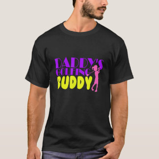 可愛いキッズゴルフダディズゴルフ仲間の娘ガール Tシャツ