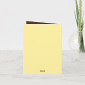 可愛いキッズサファリ動物は任意の目的を文字を追加 カード (裏面)