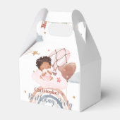 可愛いキッズバルーンアフリカ系アメリカ人の女の子誕生日 フェイバーボックス (正面サイド)