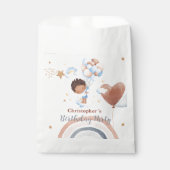 可愛いキッズバルーンアフリカ系アメリカ人少年誕生日 フェイバーバッグ (正面)