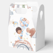 可愛いキッズバルーンアフリカ系アメリカ人少年誕生日 フェイバーボックス (オープン)