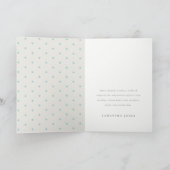 可愛いキッズピ描ックフラワーボタニカル母 カード (内部)