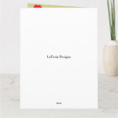 可愛いキッズブルーのテディベアとハートがすぐ元気 カード (裏面)