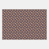 可愛いキッドテディベア装飾模様フラット ラッピングペーパーシート (正面3)