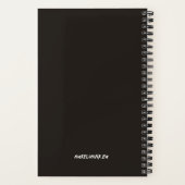 可愛いキツネとジャーナル – 「成長する?野生になれ!」 ノートブック (裏面)