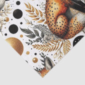 可愛いキツネとドットのシームレス 薄葉紙 (詳細)