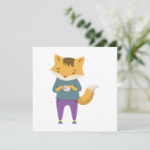 可愛いキツネに一杯のお茶 シーズンカード (スタンド正面)