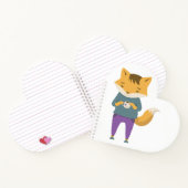 可愛いキツネに一杯のお茶 ノートブック (内部)