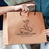 可愛いキツネカスタムビジネス、大 ラバースタンプ