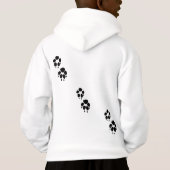 可愛いキツネトラックアニマルフード付きスウェットシャツ (裏面)