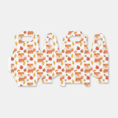 可愛いキツネ愛好家タイルパーティー フェイバーボックス (折り畳みなし)