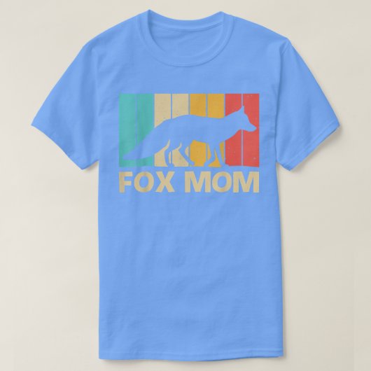 可愛いキツネ母フェネックキツネ恋人Arctic Fo Tシャツ (デザイン正面)