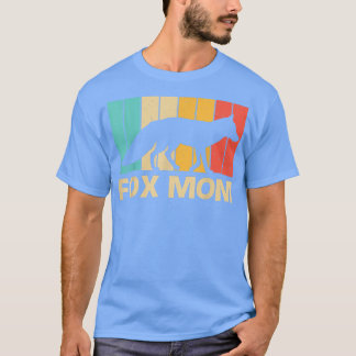 可愛いキツネ母フェネックキツネ恋人Arctic Fo Tシャツ