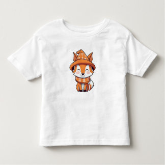 可愛いキツネ トドラーTシャツ