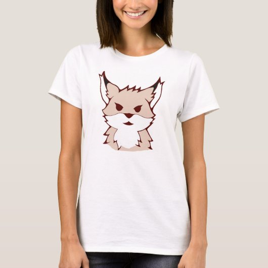 可愛いキツネ Tシャツ (正面)