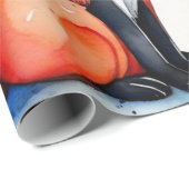 可愛いキツラッピング紙 ラッピングペーパー (ロールコーナー)