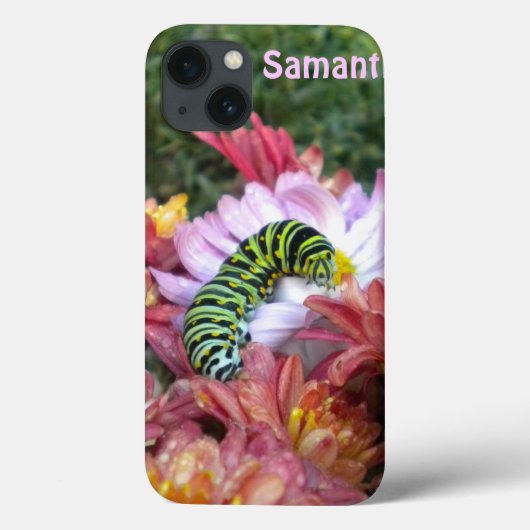 可愛いキャタピラiPadケース*パーソナライズ* Case-Mate iPhoneケース (裏面)