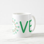 可愛いキャタピラLOVEコーヒーマグ コーヒーマグカップ (正面右)