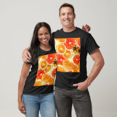 可愛いキャッカラフルツ:シームレスパターン Tシャツ (ユニセックス)