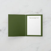 可愛いキャットコーヒーショップ任意の目的を追加メッセージ カード (内部)