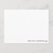 可愛いキャットレプレシャンサンパディの日の春 シーズンポストカード (裏面)