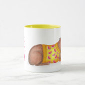 可愛いキャピ最高のバラ「ママ・エバ」 マグカップ (中央)