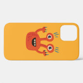 可愛いキャラクターおもしろいオレンジの漫画 Case-Mate iPhoneケース (裏面 (横))