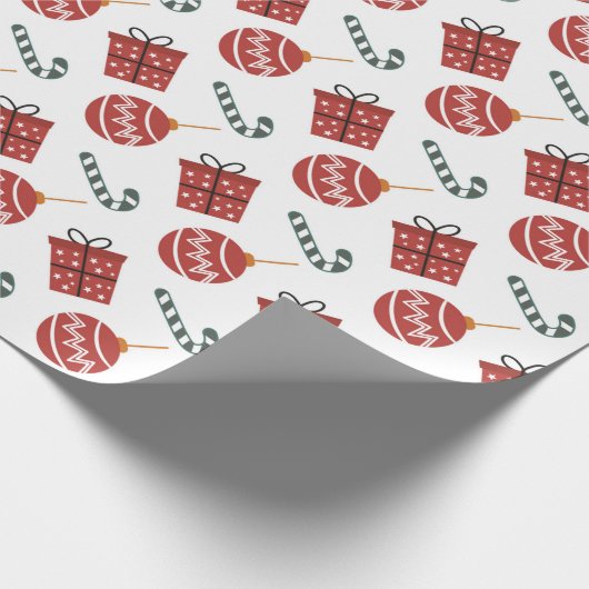 可愛いキャンディーケージギフトボックスクリスマスラッピング紙 ラッピングペーパー (角)